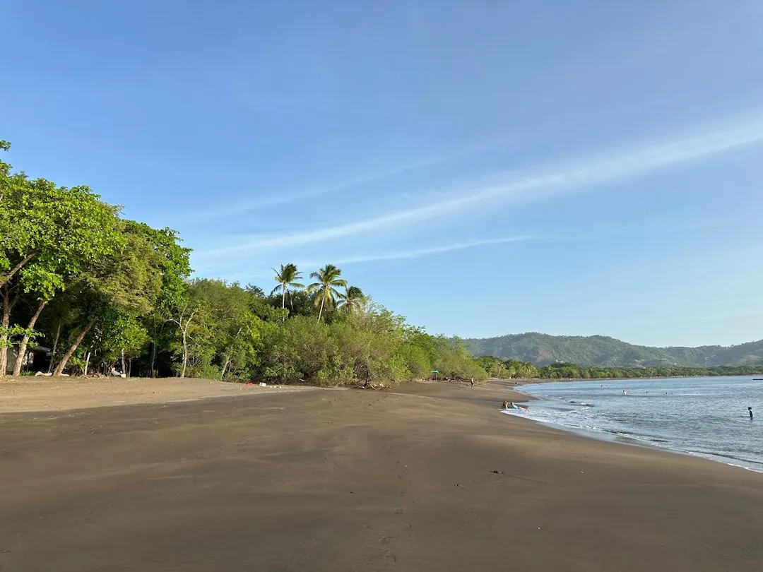 Beach scene at Playas del Coco, Guanacaste, Costa Rica