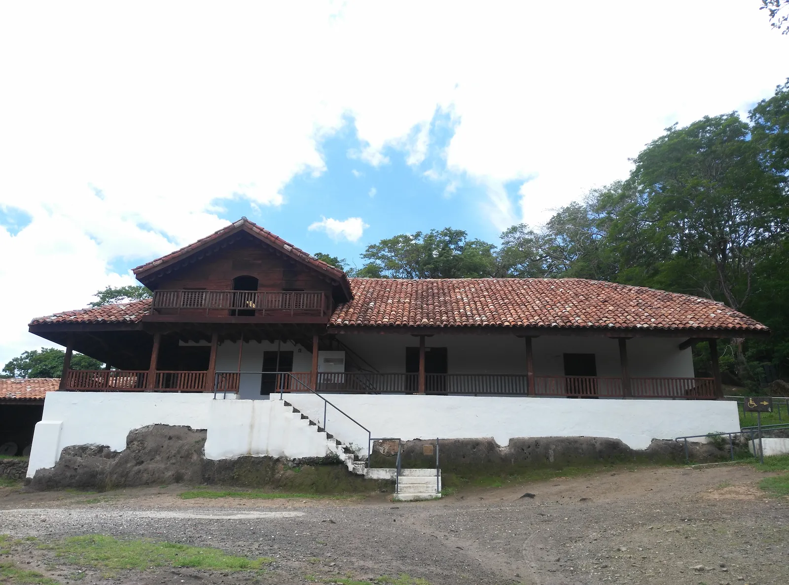Historic La Casona building at Santa Rosa National Park in the Guanacaste Conservation Area, Costa Rica.